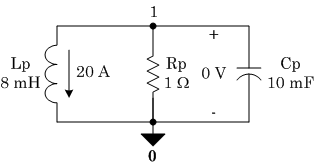 Circuit for Transient Response Example