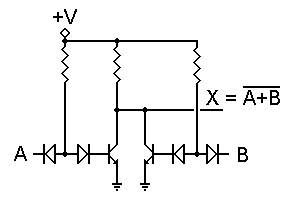 A better 2-input DTL NOR gate.