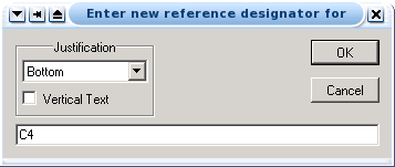 enter new reference window