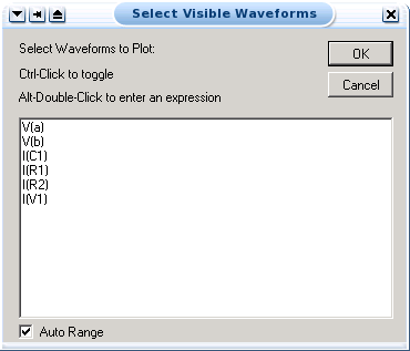 visible waveforms window